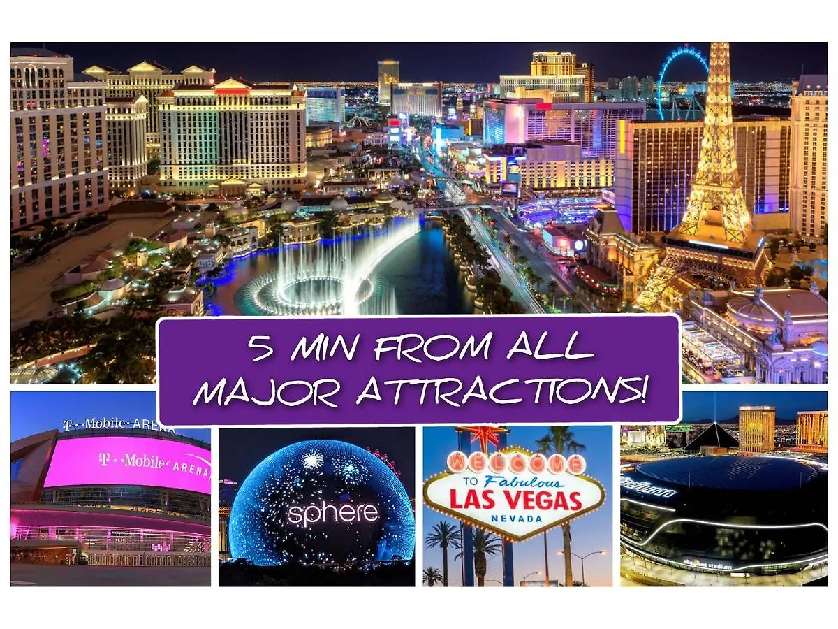 Upgraded & Stylish, Pool, Hot Tub, Walk To Strip! Apartment Las Vegas
